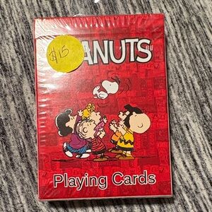 Peanuts Red Playing Cards